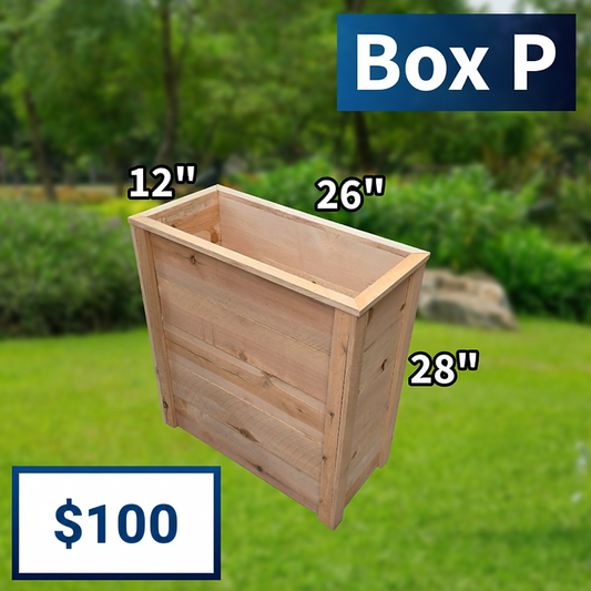 Box P – Tall Rectangle Planter